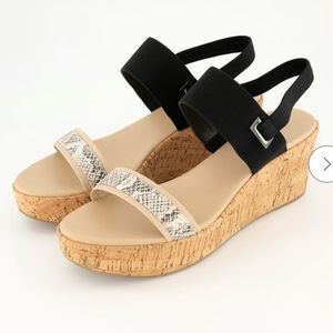 🏷️Alfani Women's Maybell Platform Wedge Sandals Size 9.5M NIB